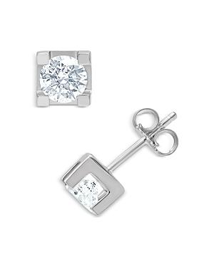 Bloomingdale's Diamond Stud Earrings In 14k White Gold, 1.0 Ct. T.w. - 100% Exclusive
