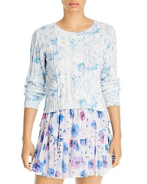 Loveshackfancy Easton Cable-knit Sweater