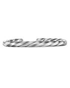 David Yurman Sterling Silver Cable Edge Cuff Bracelet