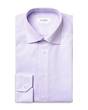 Eton Textured Slim Fit Button Down Shirt