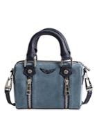 Zadig & Voltaire Sunny Mini Suede Bowling Bag