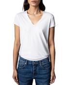 Zadig & Voltaire Story Fishnet Skull Tee
