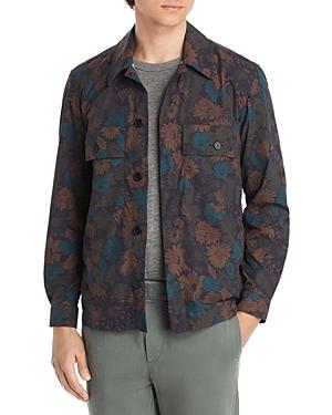 Paul Smith Floral Print Slim Fit Shirt Jacket