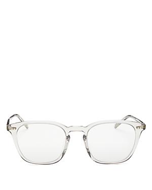 Oliver Peoples Unisex Square Clear Glasses, 52mm