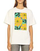 Sandro Party Floral Graphic Tee