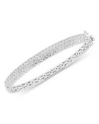 Bloomingdale's Pave Diamond Bangle Bracelet In 14k White Gold, 2.50 Ct. T.w. - 100% Exclusive