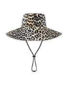 Ganni Leopard Print Sun Hat