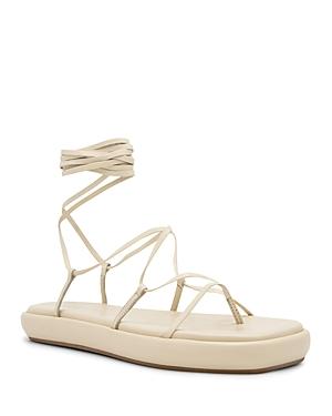 Ilio Smeraldo Women's Lace Up Ankle Tie Sandals