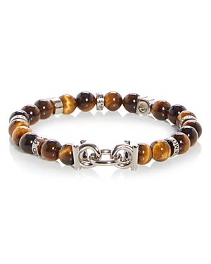 Salvatore Ferragamo Stone & Gancini Bead Bracelet