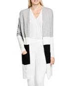 Vince Camuto Color Block Duster Cardigan