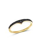 Bloomingdale's Black Diamond Stacking Band In 14k Yellow Gold, 0.10 Ct. T.w. - 100% Exclusive