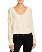 Elan Cotton Boucle Sweater