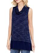 Vince Camuto Space Dye Cowl-neck Top