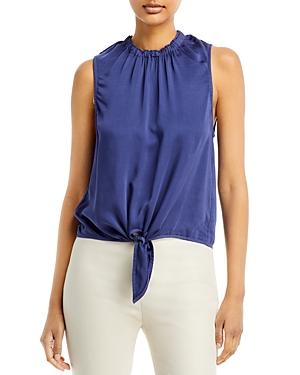 Bella Dahl Shirred Tie-hem Top