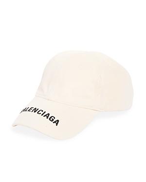 Balenciaga Brim Logo Cotton Baseball Cap