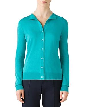 St. John Button Front Cardigan