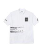 Lacoste L!ve X Minecraft Organic Cotton Pique Printed Relaxed Fit Polo Shirt