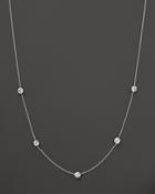 Diamond Station Necklace In 14k White Gold, 1.25 Ct. T.w. - 100% Exclusive