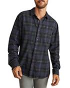 Marine Layer Balboa Cotton Plaid Classic Fit Button Down Shirt