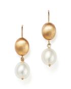Bloomingdale's Cultured Freshwater Pearl Drop Earrings In 14k Yellow Gold, 11mm