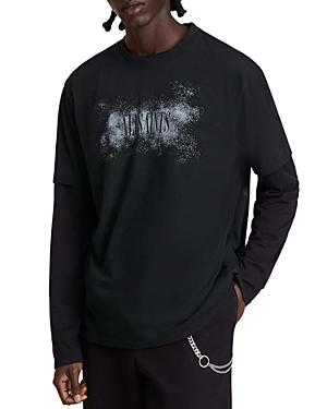 Allsaints Shadow Stamp Relaxed Fit Short Sleeve Tee