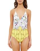 Ted Baker Roulla Passion Flower One-piece Swimsuit