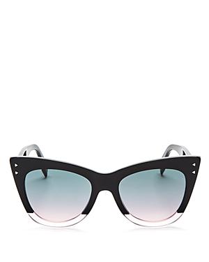 Fendi Women's Two Tone Cat Eye Sunglasses, 50mm