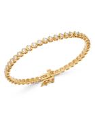 Bloomingdale's Half-bezel Diamond Tennis Bracelet In 14k Yellow Gold, 3.0 Ct. T.w. - 100% Exclusive