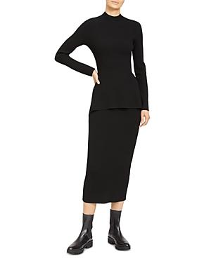 Theory Side Drape Slim Sweater