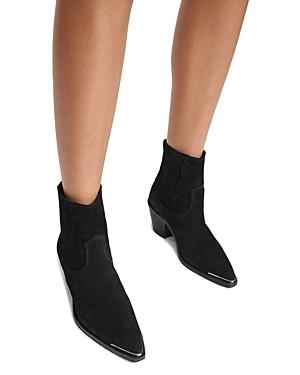 The Kooples Women's Suede Western Booties