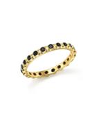 Armenta 18k Yellow Gold Sueno Black Sapphire Stacking Ring
