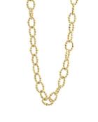 Lagos Caviar Gold Collection 18k Gold Beaded Link Necklace, 32