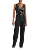 Lauren Ralph Lauren Sequined Tie Waist Jumpsuit