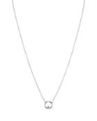 Aqua Sterling Circle Pendant Necklace, 16 - 100% Exclusive