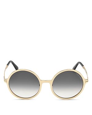 Tom Ford Ava Oversized Round Sunglasses
