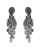 Alexis Bittar Ombre Paisley Clip-on Earrings