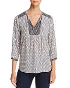 Nydj Patchwork Mosaic Peasant Top - 100% Exclusive