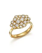 Ippolita 18k Yellow Gold Glamazon Stardust Bezel Cluster Ring With Diamonds
