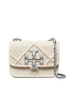 Tory Burch Eleanor Woven Leather Small Convertible Shoulder Bag