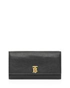 Burberry Monogram Motif Grainy Leather Continental Wallet