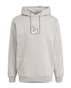 Adidas Originals X The Simpsons D'oh Cotton Blend Embroidered Graphic Regular Fit Hoodie
