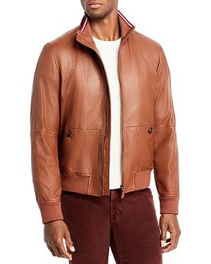 Bally Leather Bomber Jacket
