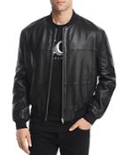 Mcq Alexander Mcqueen Leather Bomber Jacket
