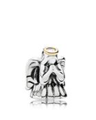 Pandora Charm - 14k Gold & Sterling Silver Divine Angel, Moments Collection