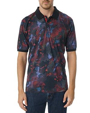 Robert Graham Flame Print Classic Fit Polo Shirt