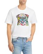 8 Bit By Mostly Heard Rarely Seen Rainbow Pug Graphic Tee