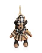 Burberry Thomas Bear Charm In Check Trench Coat