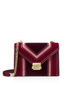 Michael Michael Kors Whitney Large Velvet Shoulder Bag