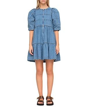 Sea Dagmar Den Cotton Puff-sleeves Dress