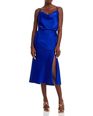 Aidan By Aidan Mattox Cowl Neck Midi Dress